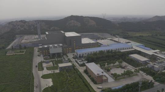 北京怀柔垃圾处理厂航拍视频视频素材模板下载