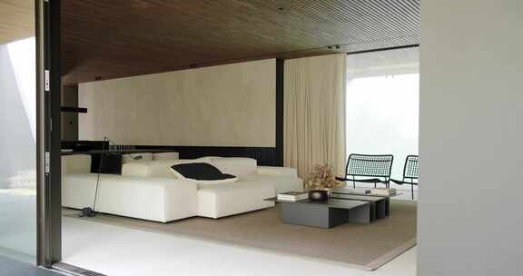 优雅简约设计的现代豪华客厅