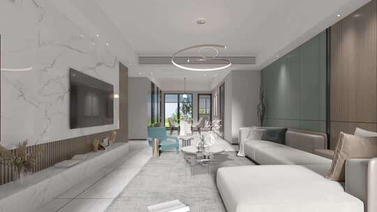 现代家居客餐厅空镜合集