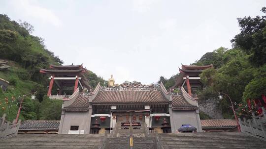 龙母庙 寺庙视频素材模板下载