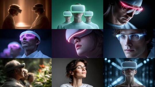 沉浸式穿戴科技新视界高清在线视频素材下载