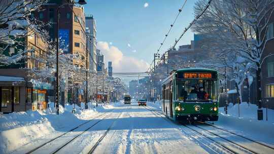 冬季唯美雪景