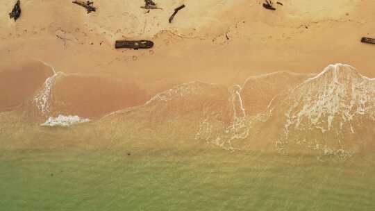 大海海岛码头海滩马来西亚蓝色海边