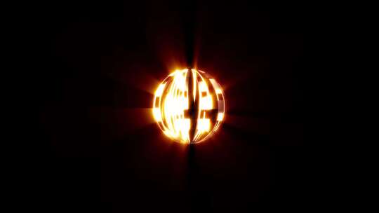 立体球体发光效果