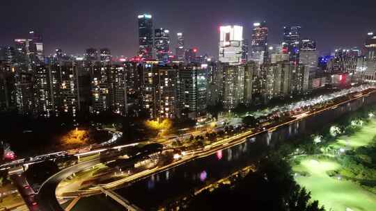 亚洲深圳市夜景