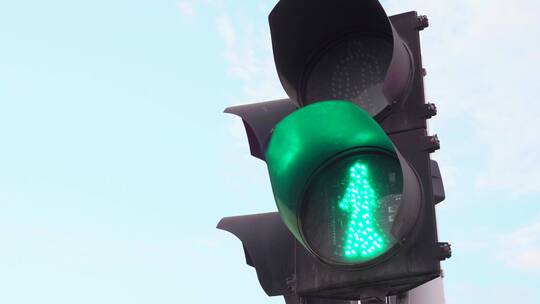 人行道红绿灯变化