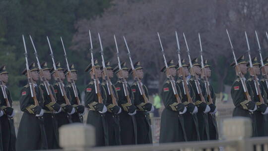 天安门广场升旗视频素材模板下载