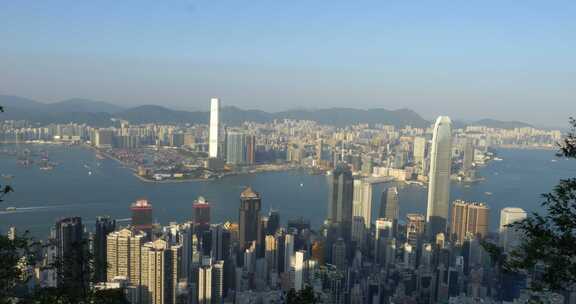 太平山俯拍香港全景