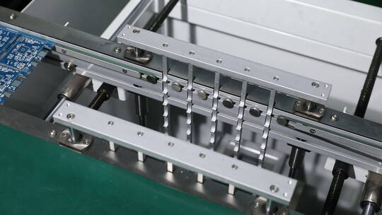 高科技摸具模组芯片生产制造流水线视频素材模板下载