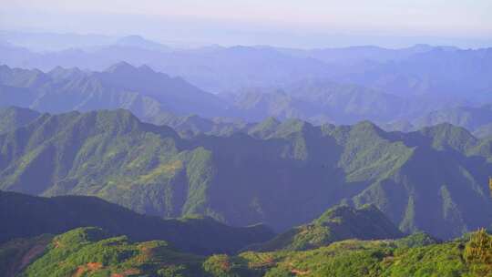 杭州临安大明山牵牛岗群山风景