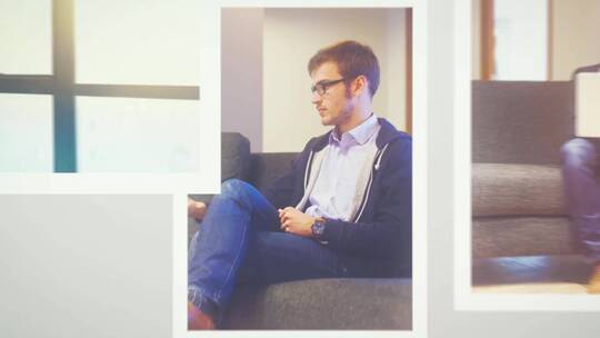 大气简洁图片汇聚LOGOAE模板