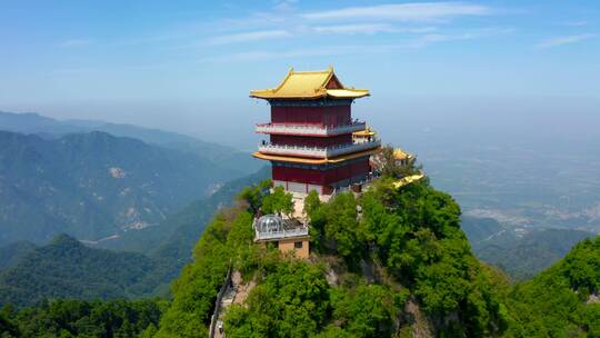 西安南五台山风景区秦岭山脉