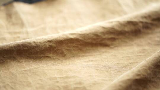 丝绸棉麻面料纹理材质亚麻苎麻汉麻香云纱视频素材模板下载
