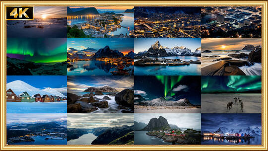 挪威景观高清在线视频素材下载