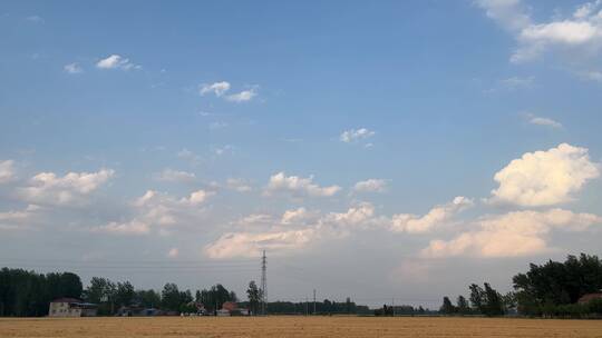 高空白云特写美景视频素材模板下载