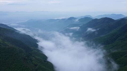 山川山脉高山云海航拍