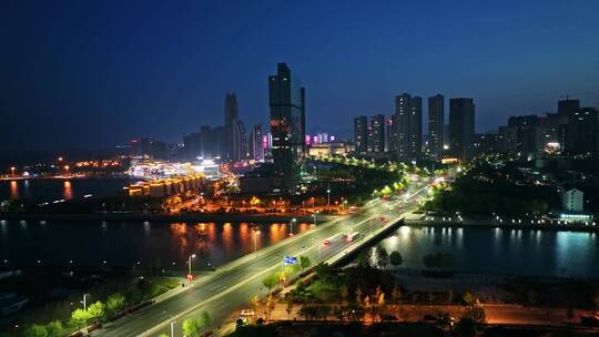 胶南夜景亮化西海岸夜景