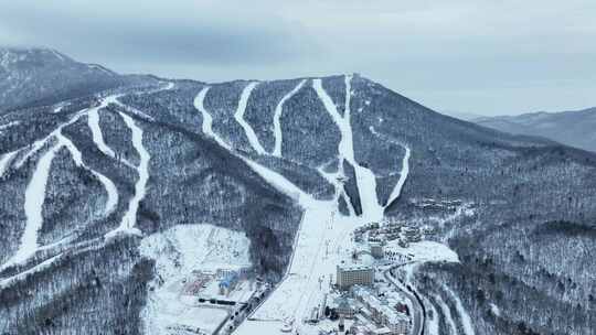 亚布力滑雪场航拍