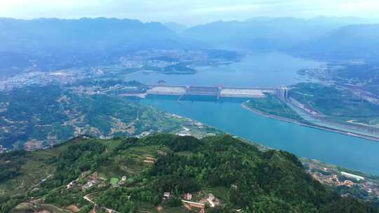 宜昌三峡人家三峡大坝航拍