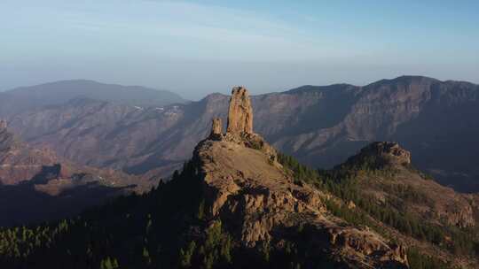 Roque Nublo，Tejeda，山