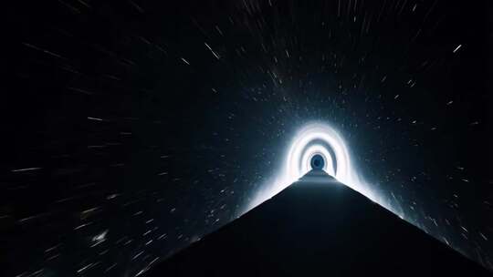 科幻风格时空隧道特效画面