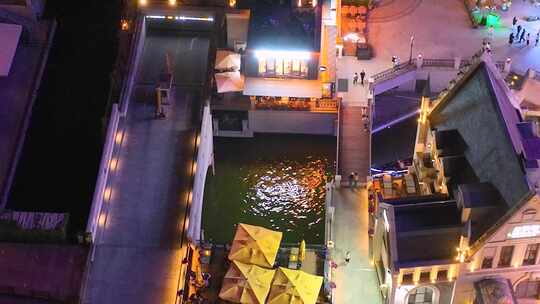 东港 东港夜景航拍