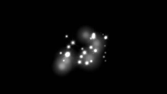 闪光光芒粒子光斑闪光灯梦幻