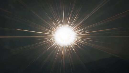 光芒四射特效画面