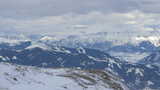冬季阿尔卑斯山全景高清在线视频素材下载