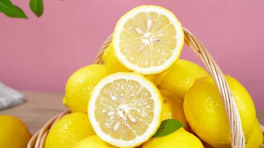 黄柠檬 水果