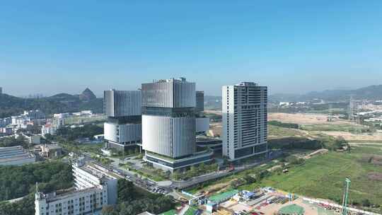 深圳市光明区光明科学城航拍毅创新工业园