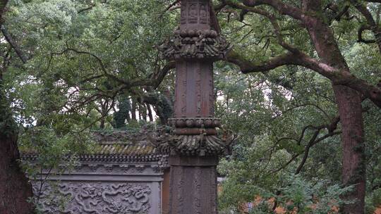 浙江普陀山法雨寺禅院建筑4K视频