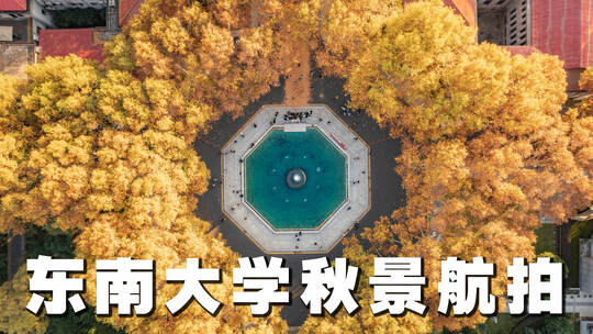 东南大学秋景航拍