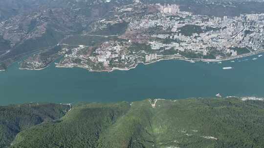 长江三峡巫山段素材