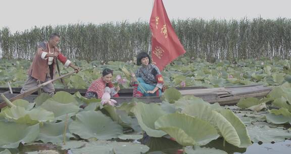 景区的革命历史情节还原情景表演