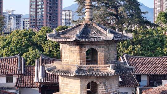 福建莆田东山报恩寺航拍