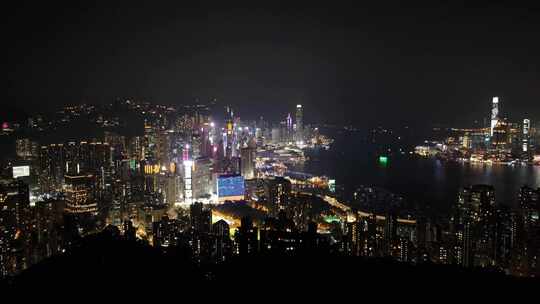 香港夜景航拍