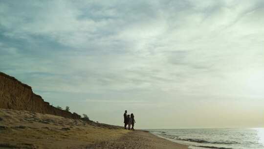 海滩，海，沙，天空