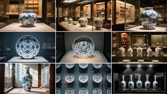 【合集】青花瓷 景德镇官瓷 明清瓷器