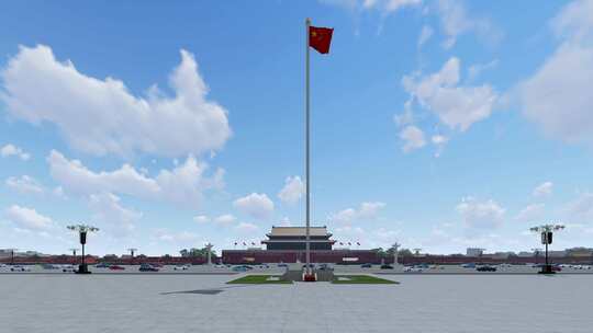 天安门广场 华表 大气北京