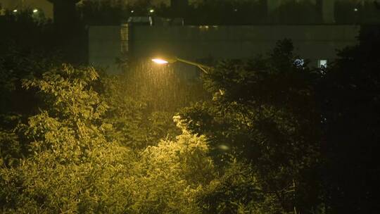 雷雨天地铁和街道