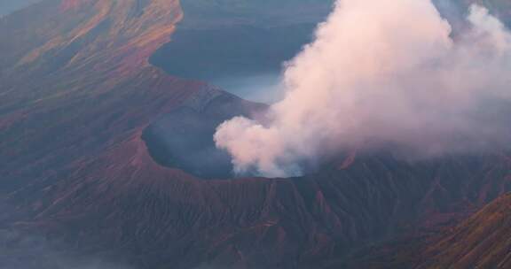 航拍印尼Bromo火山