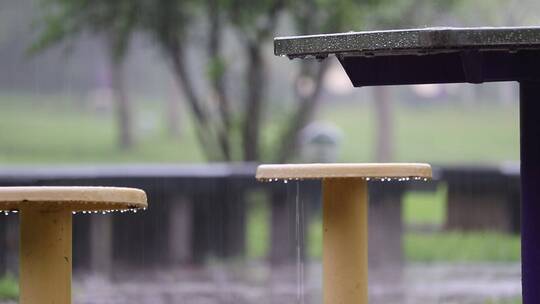 下雨天空镜视频素材模板下载