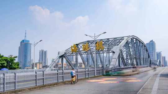广州海珠桥延时