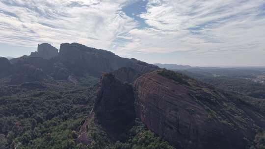 江西上饶龟峰景区航拍