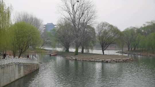 清明踏青自然风景