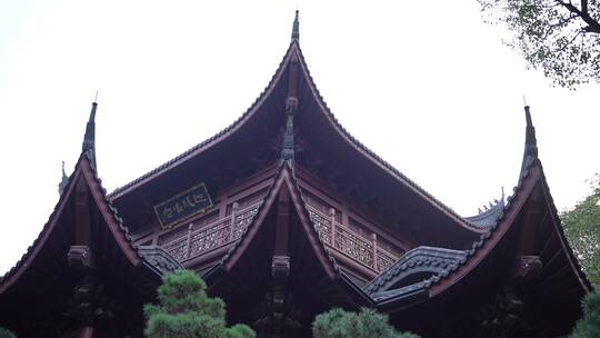 杭州飞来峰永福寺禅院风景