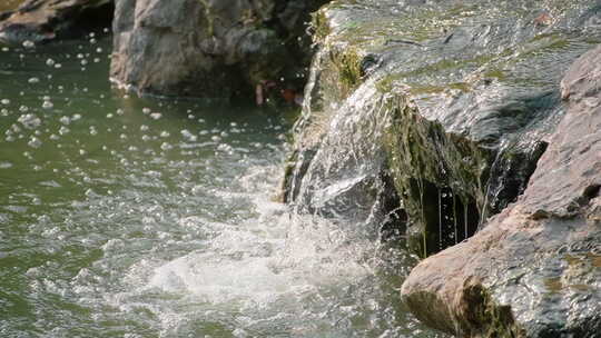 山泉-流水-瀑布-实拍