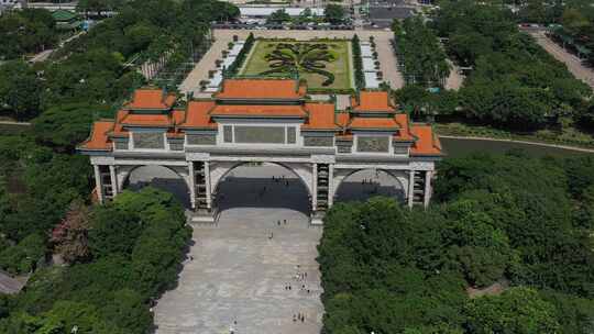 顺风山公园航拍原素材