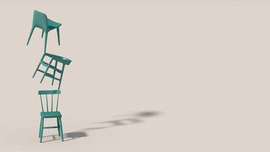 椅子3D渲染